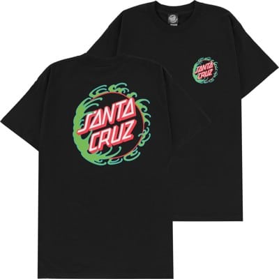 Santa Cruz Tidal Dot T-Shirt - black - view large