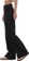 Dickies Women's Wide Leg Work Pants - stonewashed black - profile