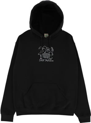 Frog Sheep Friends Hoodie - black - view large