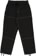 Tactics Wave Pants - black/white stitch