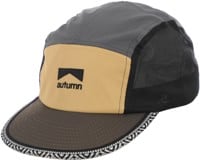 Autumn Ripstop Blocked Camp 5-Panel Hat - khaki