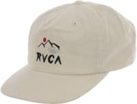 RVCA Innerstate Claspback Strapback Hat - silver bleach