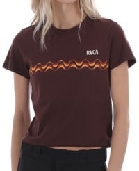 RVCA Women's Optics T-Shirt - espresso
