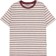 Rhythm Everyday Stripe T-Shirt - mulberry
