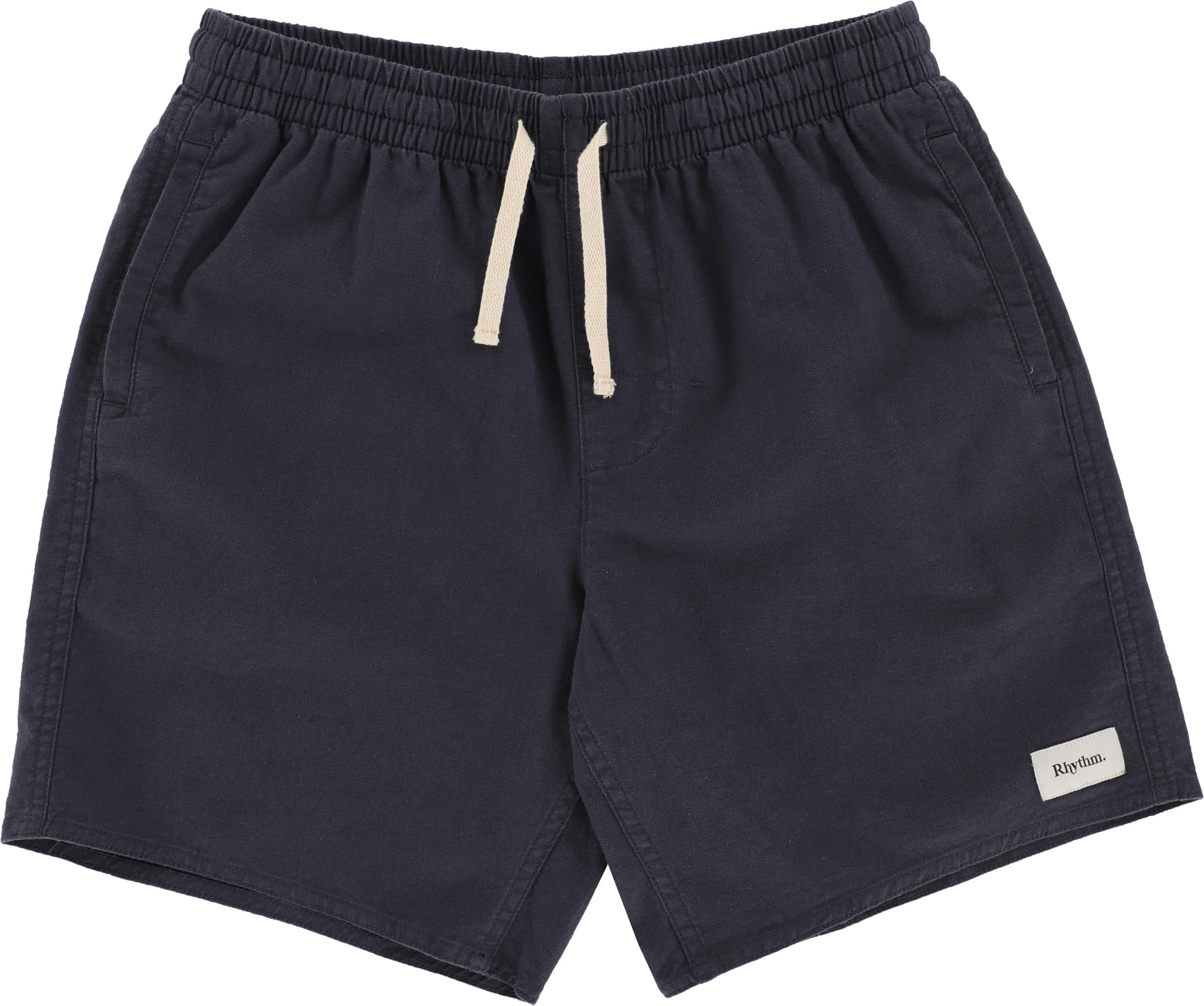 Rhythm Classic Linen Jam Shorts worn navy Tactics