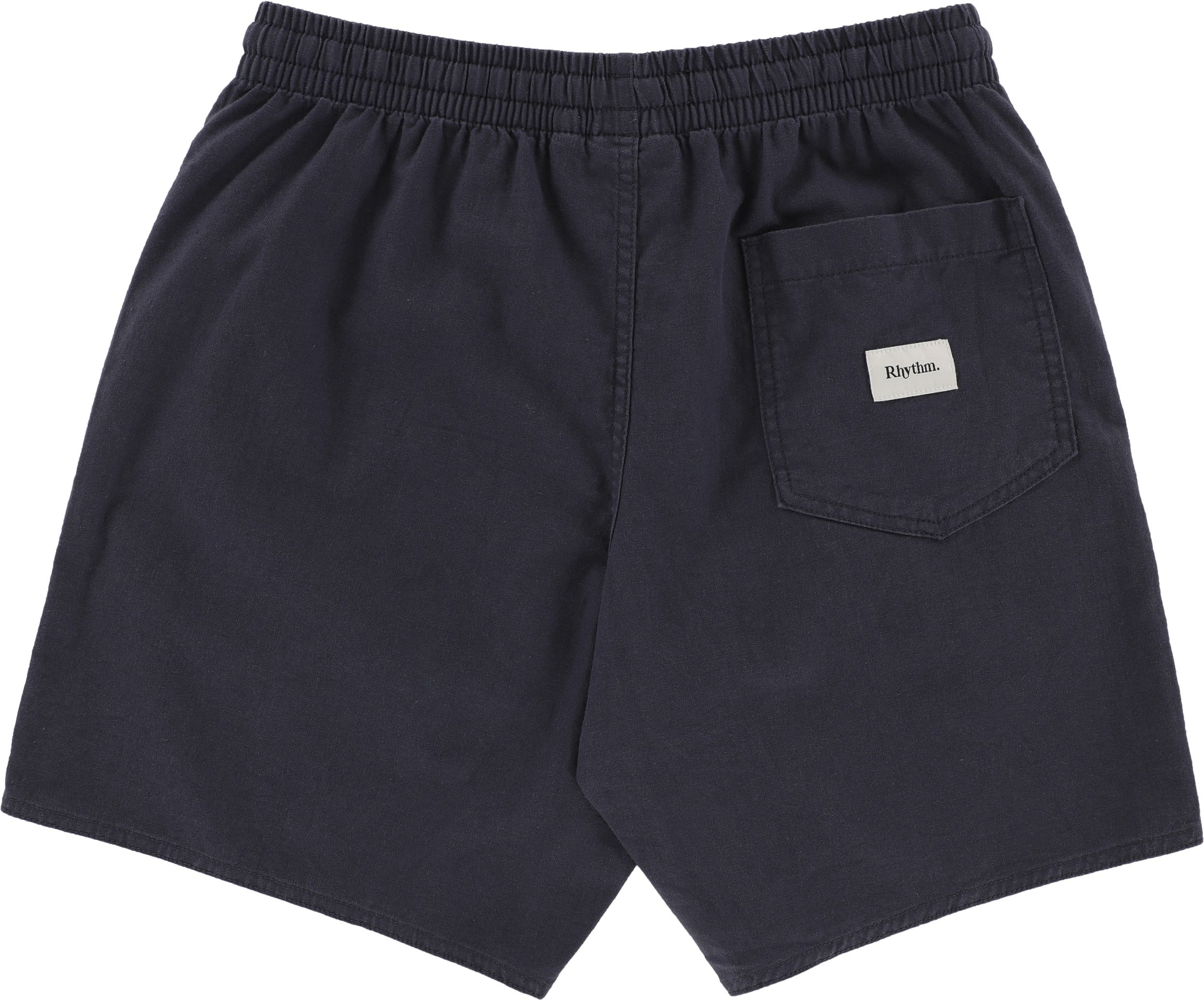 Rhythm Classic Linen Jam Shorts worn navy Tactics