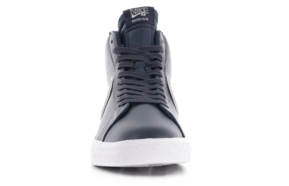 スニーカー Nike SB Zoom Blazer Mid Mason Silva Dark Obsidian llic Nike SB Zoom Blazer Mid Mason Silva Dark Obsidian Metallic