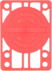 Independent Genuine Parts Skateboard Riser Pads - red