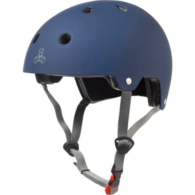 Triple Eight EPS Dual Certified Sweatsaver Skate Helmet - blue matte - view large