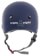 Triple Eight EPS Dual Certified Sweatsaver Skate Helmet - blue matte - reverse