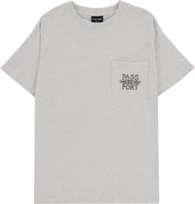 Passport Lasso Pocket T-Shirt - ash heather - view large