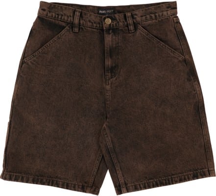 Passport Workers Club Shorts - overdye brown - view large