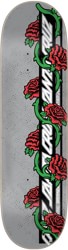 Santa Cruz Dressen Rose Vine 8.5 Everslick Skateboard Deck - grey