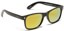 Glassy Leonard Polarized Sunglasses - black/red mirror polarized lens
