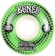 Bones 100's OG Formula V4 Wide Skateboard Wheels - white/green (100a)