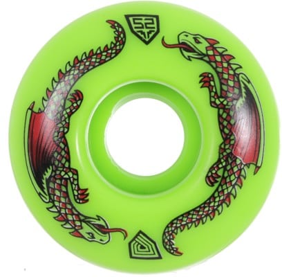 Powell Peralta Dragon Formula V1 Skateboard Wheels - green (93a) - view large