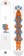 Gnu Forest Bailey Head Space C3 Snowboard 2024 - white