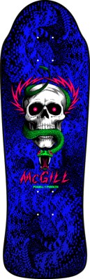 Powell Peralta Bones Brigade McGill Blacklight 9.9 Skateboard Deck - series 14 - view large