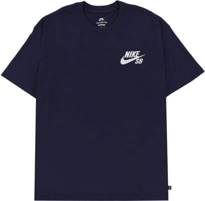 Nike SB Logo T-Shirt - midnight navy - view large