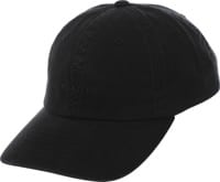 Brixton Alpha LP Strapback Hat - black vintage wash