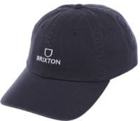 Brixton Alpha LP Strapback Hat - navy vintage wash