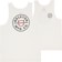 Brixton Crest Tank - off white/burnt red