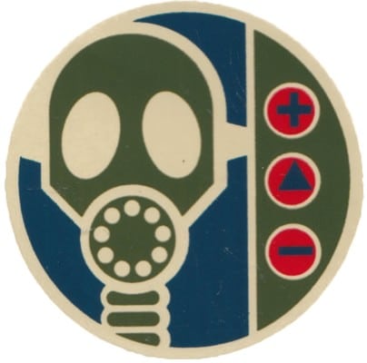 Alien Workshop Gas Mask Sticker - view large