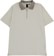 Former Uniform Zip Polo Shirt - stone