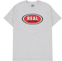 Real Oval T-Shirt - ash/red