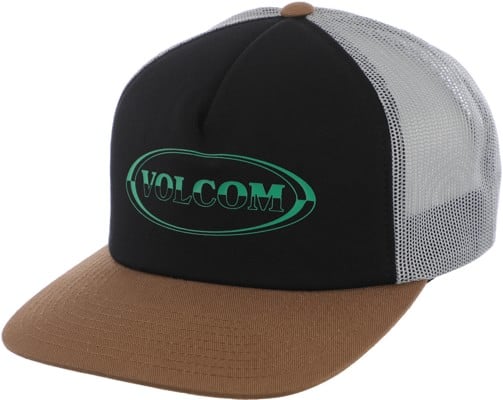 Volcom Ovalton Cheese Trucker Hat - tobacco - view large