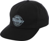 Thunder Worldwide Snapback Hat - black/blue