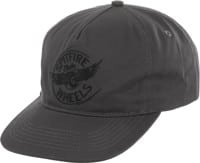Spitfire Flying Classic Snapback Hat - charcoal