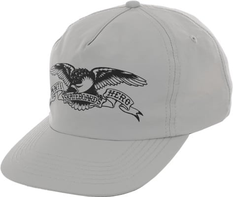 Anti-Hero Basic Eagle Snapback Hat - light grey/black - view large