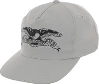 Anti-Hero Basic Eagle Snapback Hat - light grey/black