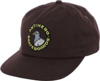 Anti-Hero Pigeon Round Snapback Hat - brown