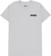 Krooked Moonsmile Raw T-Shirt - ash/black - front