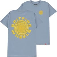Spitfire Classic 87' Swirl T-Shirt - stone blue/yellow