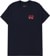 Krooked Strait Eyes T-Shirt - navy/red - front