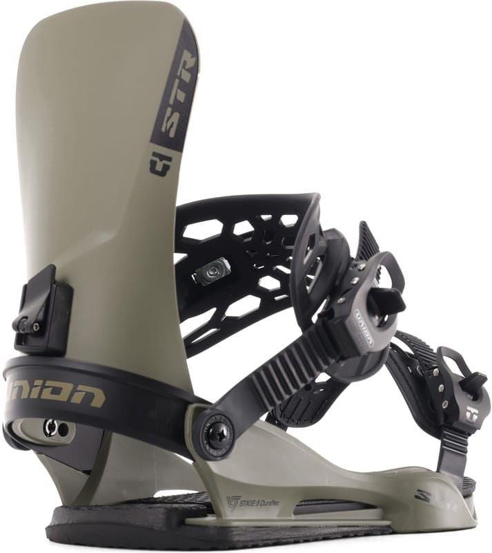 Union STR Snowboard Bindings 2024 dark green Tactics
