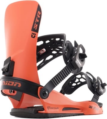 Union STR Snowboard Bindings 2024 - hunter orange - view large