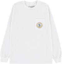 Anti-Hero Pigeon Round Pocket L/S T-Shirt - white