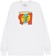 Krooked KRKD Moon Smile L/S T-Shirt - white/multi-color