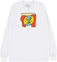 Krooked KRKD Moon Smile L/S T-Shirt - white/multi-color