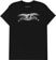 Anti-Hero Basic Eagle T-Shirt - black/white discharge