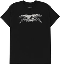Anti-Hero Basic Eagle T-Shirt - black/white discharge