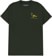Anti-Hero Basic Pigeon T-Shirt - forest green/yellow
