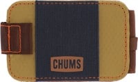 Chums Bandit Bi-Fold Wallet - tri - orange/tan/navy