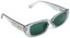 Dang Shades Korvette Sunglasses - gunmetal/green smoke lens - alternate