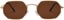 I-Sea Jones Polarized Sunglasses - gold/brown polarized lens - front