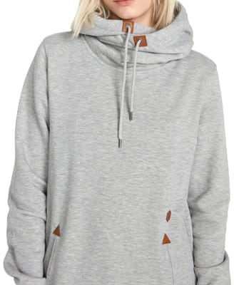 Volcom Women's Tower Pullover Fleece Hoodie (Closeout) - heather grey - view large